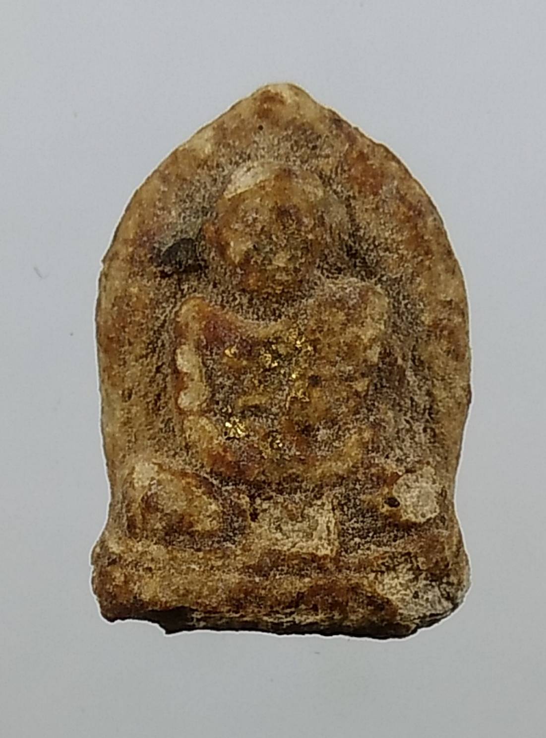 ผ263 พระผงรูปเหมือนเสมา หลวงปู่แหวน วัดดอยแม่ปั๋ง ปี2517