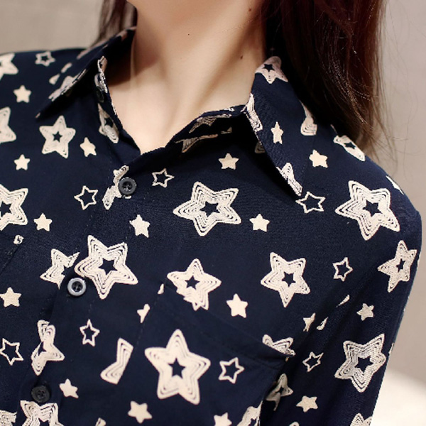 เดรสเชิ้ตลายดาว เอวจั๊ม แขนยาวแต่งสแนป (11429X)