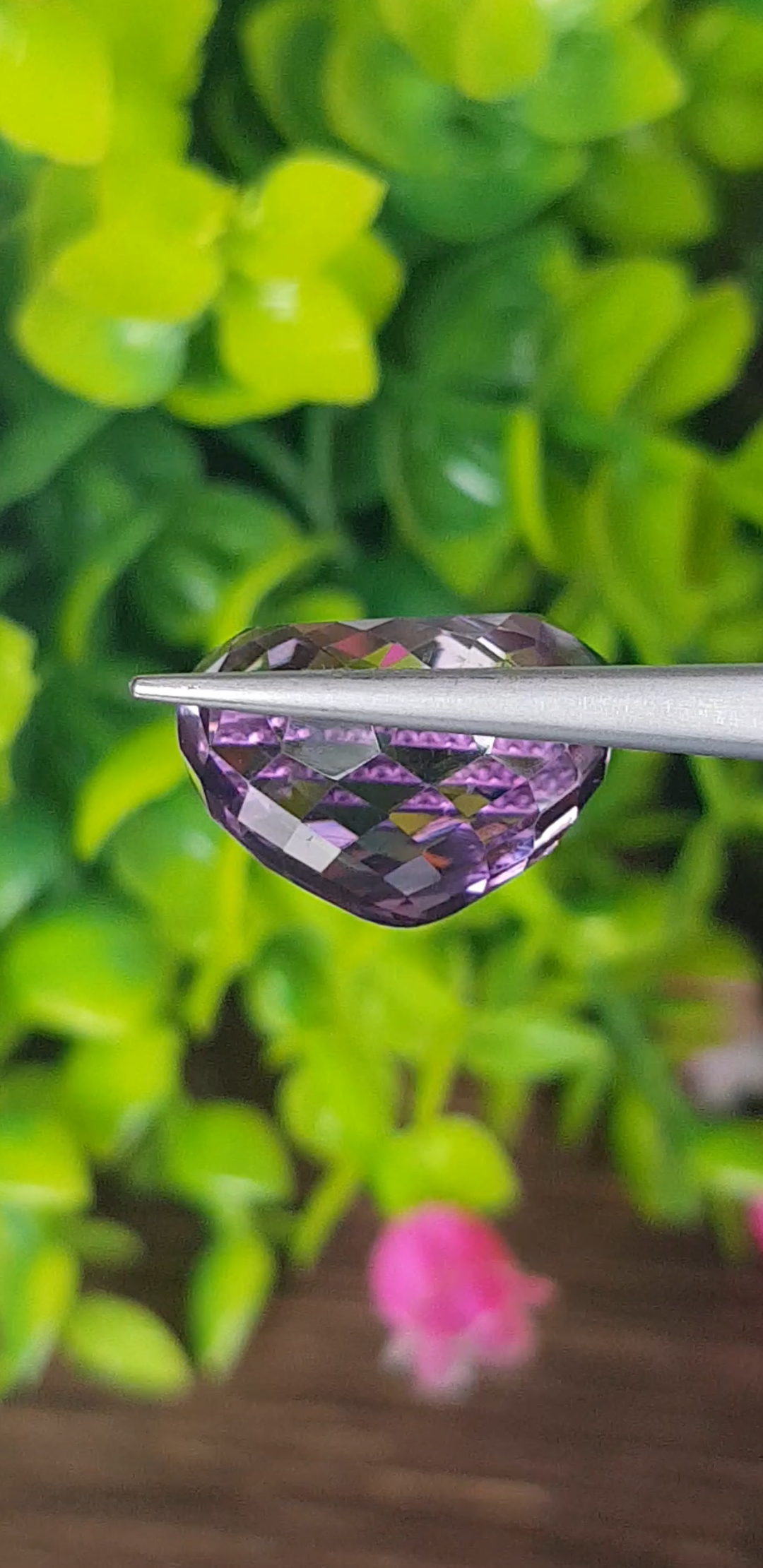 พลอย อเมทิส Amethyst 15.57 กะรัต (Cts.) พลอยแท้ อัญมณีมงคลประจําวันเกิด เครื่องประดับพลอย