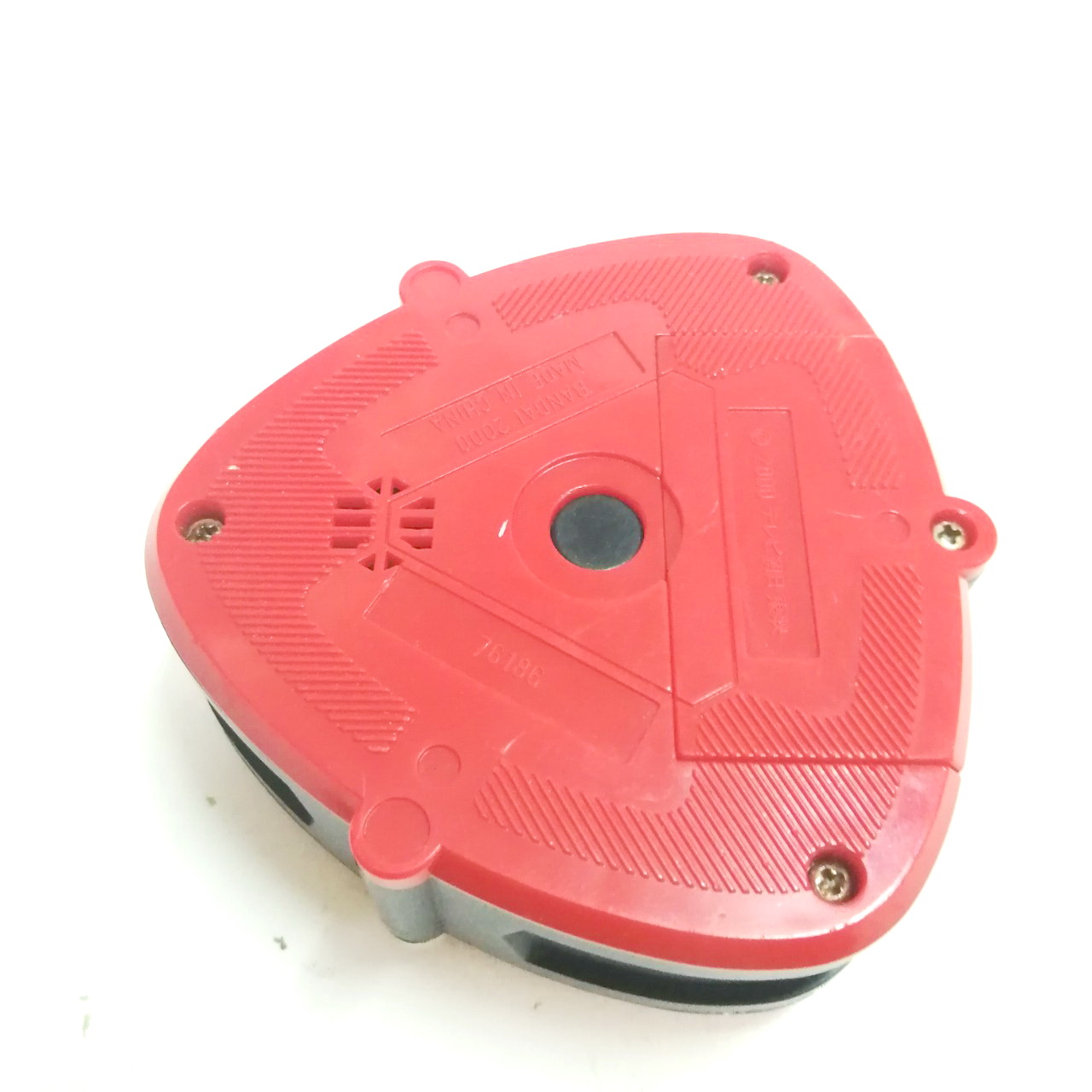 ตราตำรวจ/อุปกรณ์แสดงตัว ของไทม์ไฟร์เยอร์ จากขบวนการไทม์เรนเจอร์ ขนาดตามรูป **มีตำหนิตามภาพ_ กดปุ่มกลไกทำงานได้ มีไฟ มีรอย สีถลอกตามภาพ งานเก่าหายาก