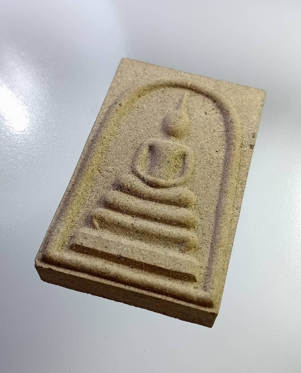 ก764 พระสมเด็จ หลวงปู่พวง วัดป่าปูลู จ.อุดรธานี รุ่นพิเศษ มีเกศา