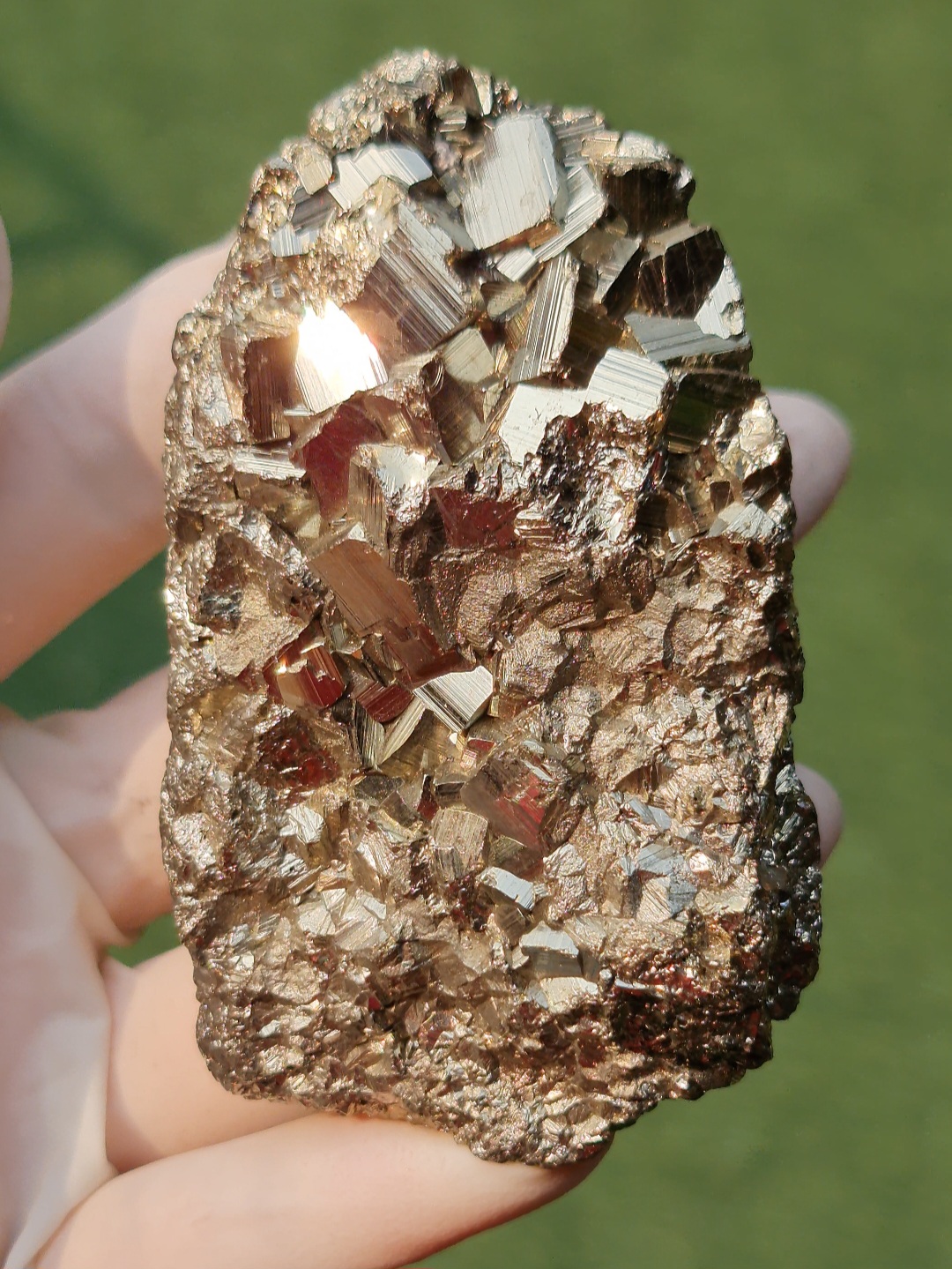 ก้อนผลึก ไพไรท์ Raw Rough Pyrite 456 กรัม (Grams) พลอยแท้ อัญมณีมงคลประจําวันเกิด เครื่องประดับพลอย