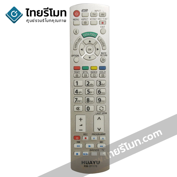 รีโมททีวี Panasonic สำคัญ:ใช้สำหรับพานาโซนิครูปทรงเหมือนกัน รหัสD1170