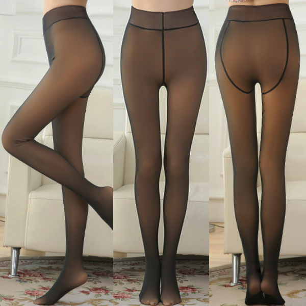 เลกกิ้งซีทรูกันหนาวเกรดพรีเมี่ยม ซับแคชเมียใส่ติดลบลุยหิมะได้ (11953L)