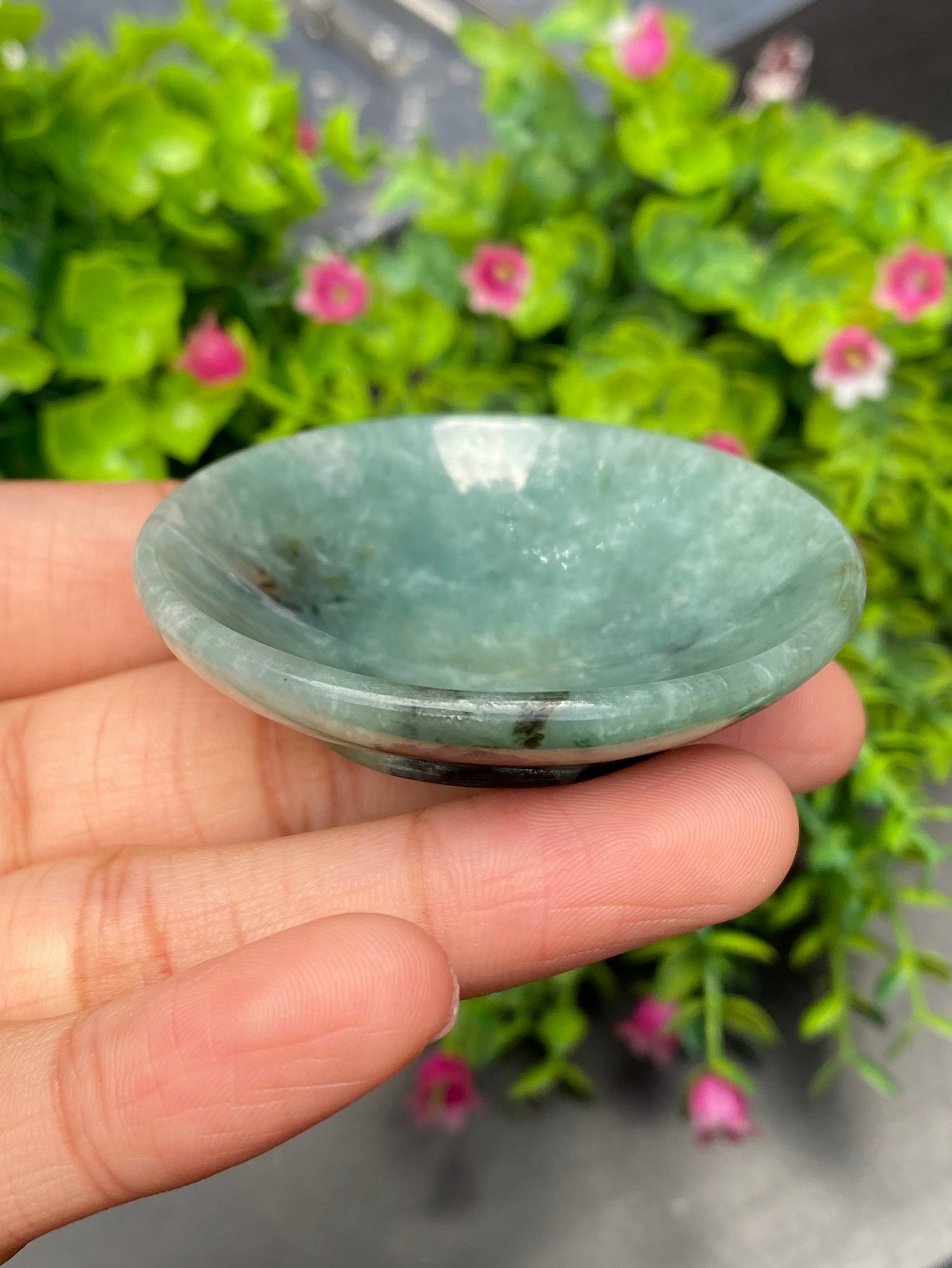 ถ้วยหยก 163.75 กะรัต (Cts.) หยก พม่า แท้ ( Jade Myanmar )