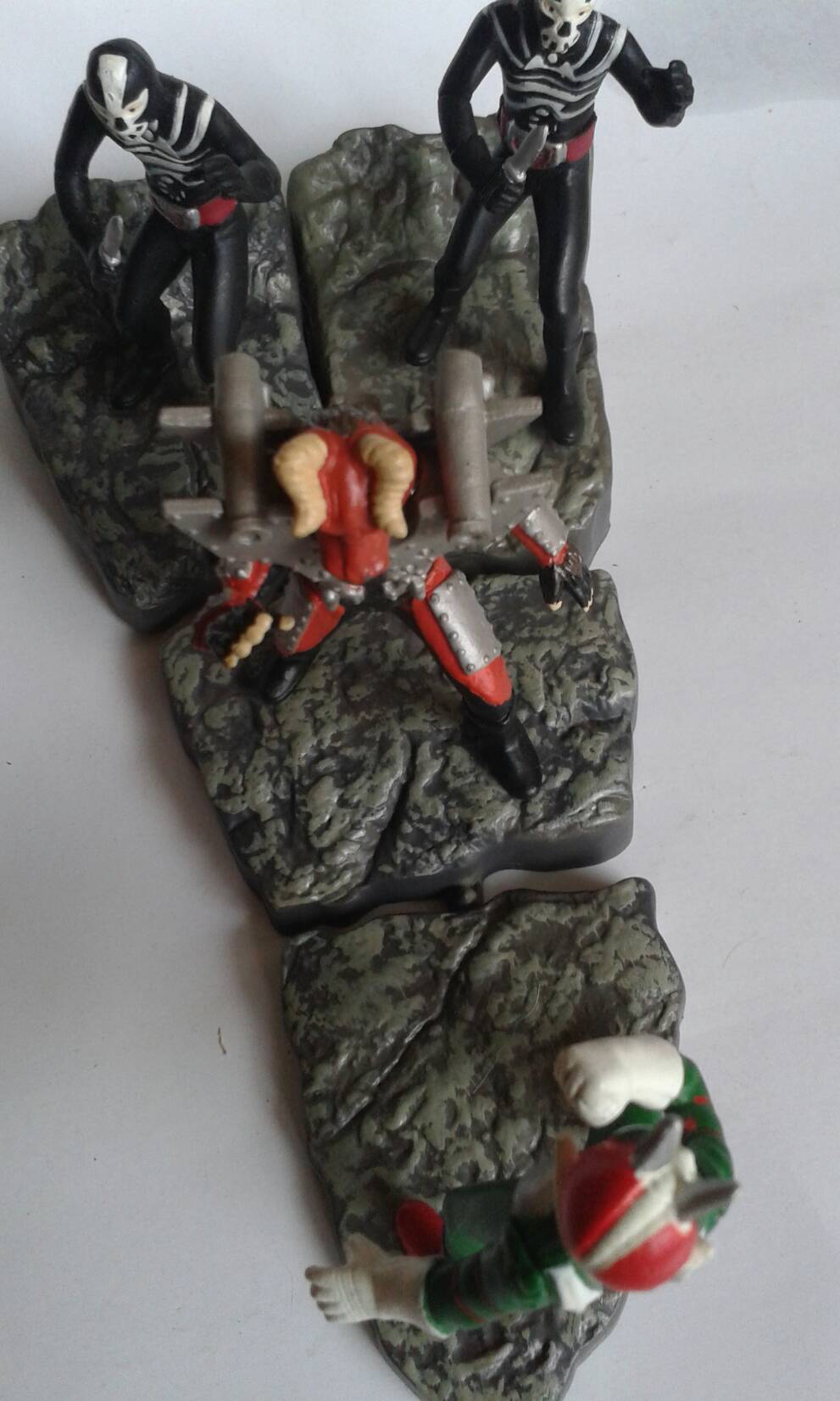 ชุดไดโอราม่ามดเขียววี3 'masked rider V3 Battle Diorama'