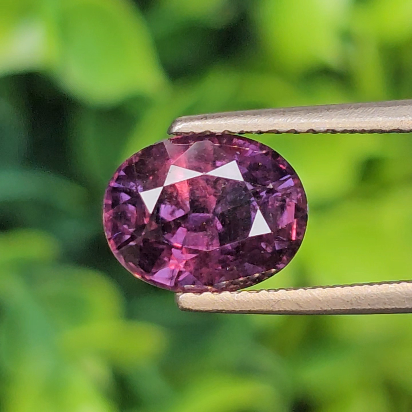 พลอย คัลเลอร์เชนจ์ แซฟไฟร์ Color Change Sapphire 3.40 กะรัต (Cts.) พลอยแท้ อัญมณีมงคลประจําวันเกิด เครื่องประดับพลอย