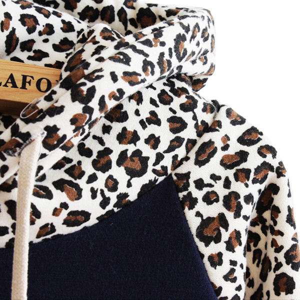 เสื้อสเวตเตอร์กันหนาว มีฮู้ดลายเสือ ซับผ้าสำลีอุ่น (12331H)