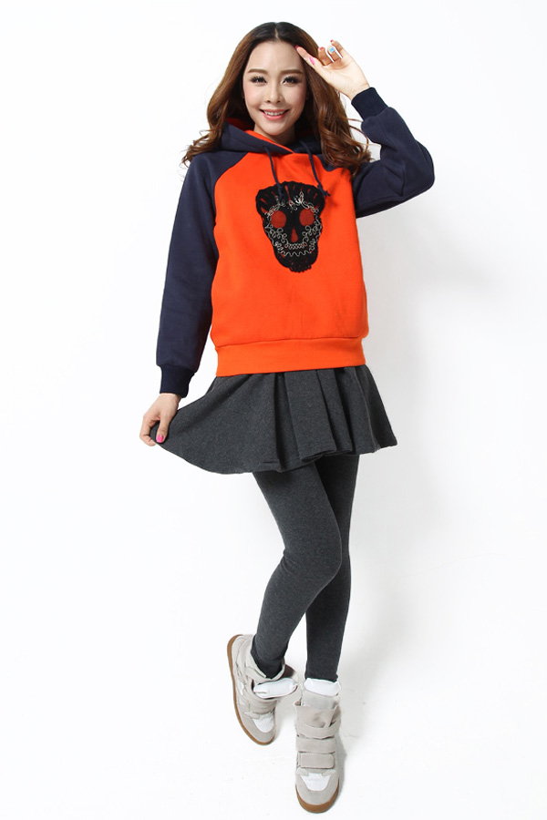 กางเกงกระโปรงเลกกิ้ง ซับกำมะหยี่กันหนาว (11890L)