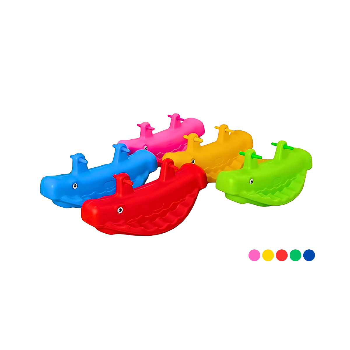 โยกเยก ม้าโยก ปลาวาฬโยกเยก (โยกเยก 2 ที่นั่ง) Rocking Horse Rocking Whale