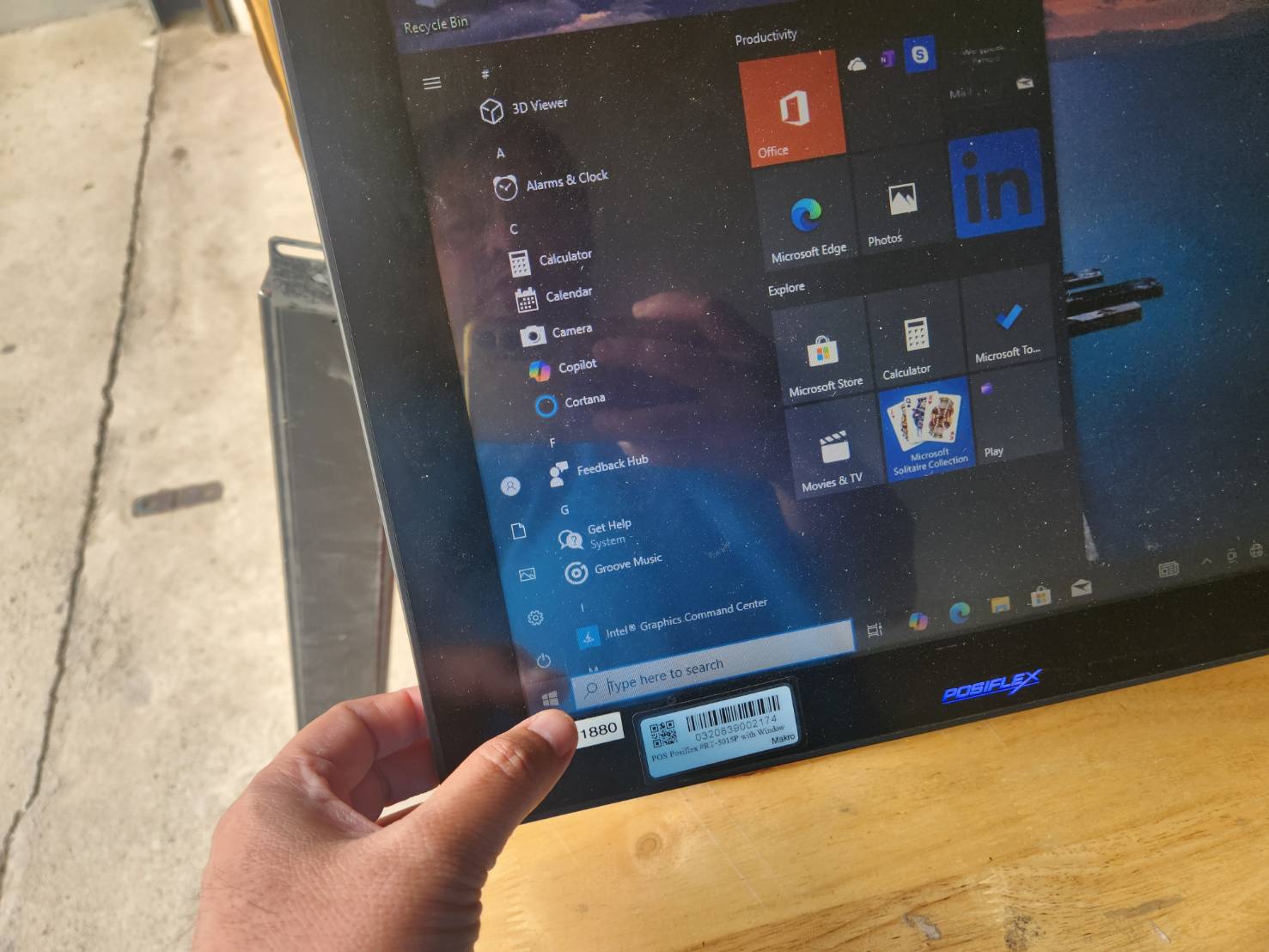 เครื่องโพส สเปคดี ทัสกีน เร็วมาก i3 gen7th Ram 8 GB SSD 512 GB คุ้ม มี 15 ตัว