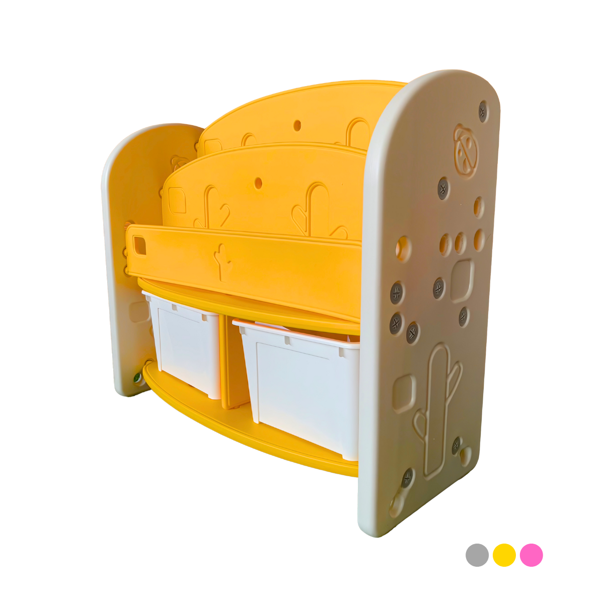 ชั้นวางของสำหรับเด็ก ชั้นวางหนังสือเเละลิ้นชัก Shelf and Storage for Kids Book Shelf And Drawer