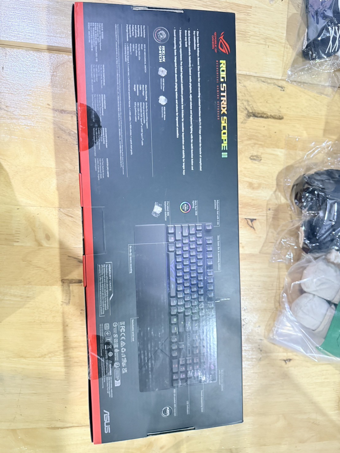 Keyboard Asus Rog Strix Scope II XA11 NX Keyboard