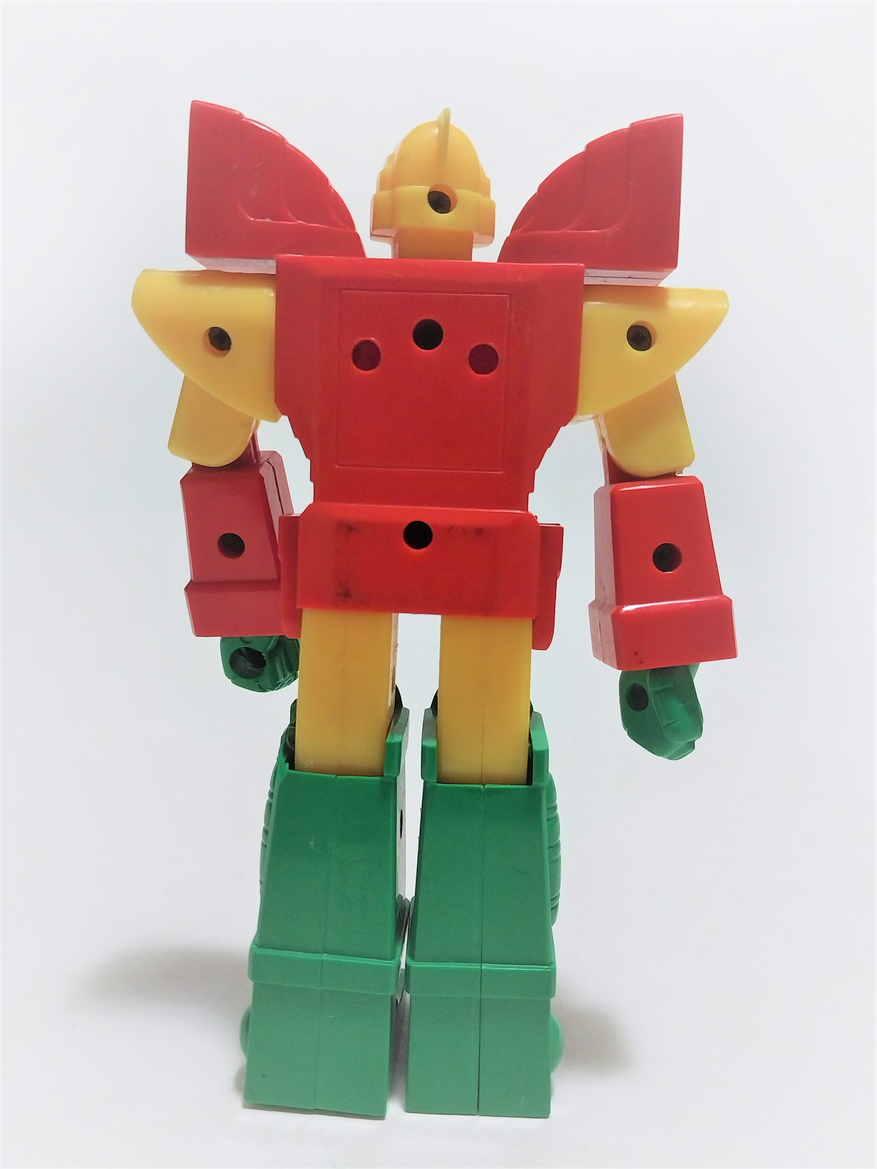 หุ่นยนต์พลาสติกเรโทร **ของมีตามภาพ