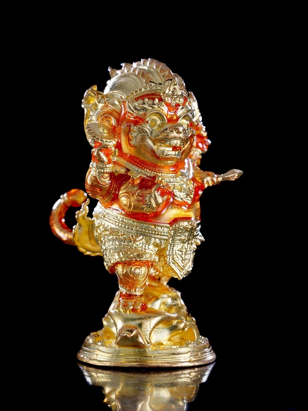 หนุมานชาญสมร รุ่น บารมีศิวาอวตาร รายการพิเศษศูนย์จอง เนื้อบรอนซ์ชุบทองลงยา