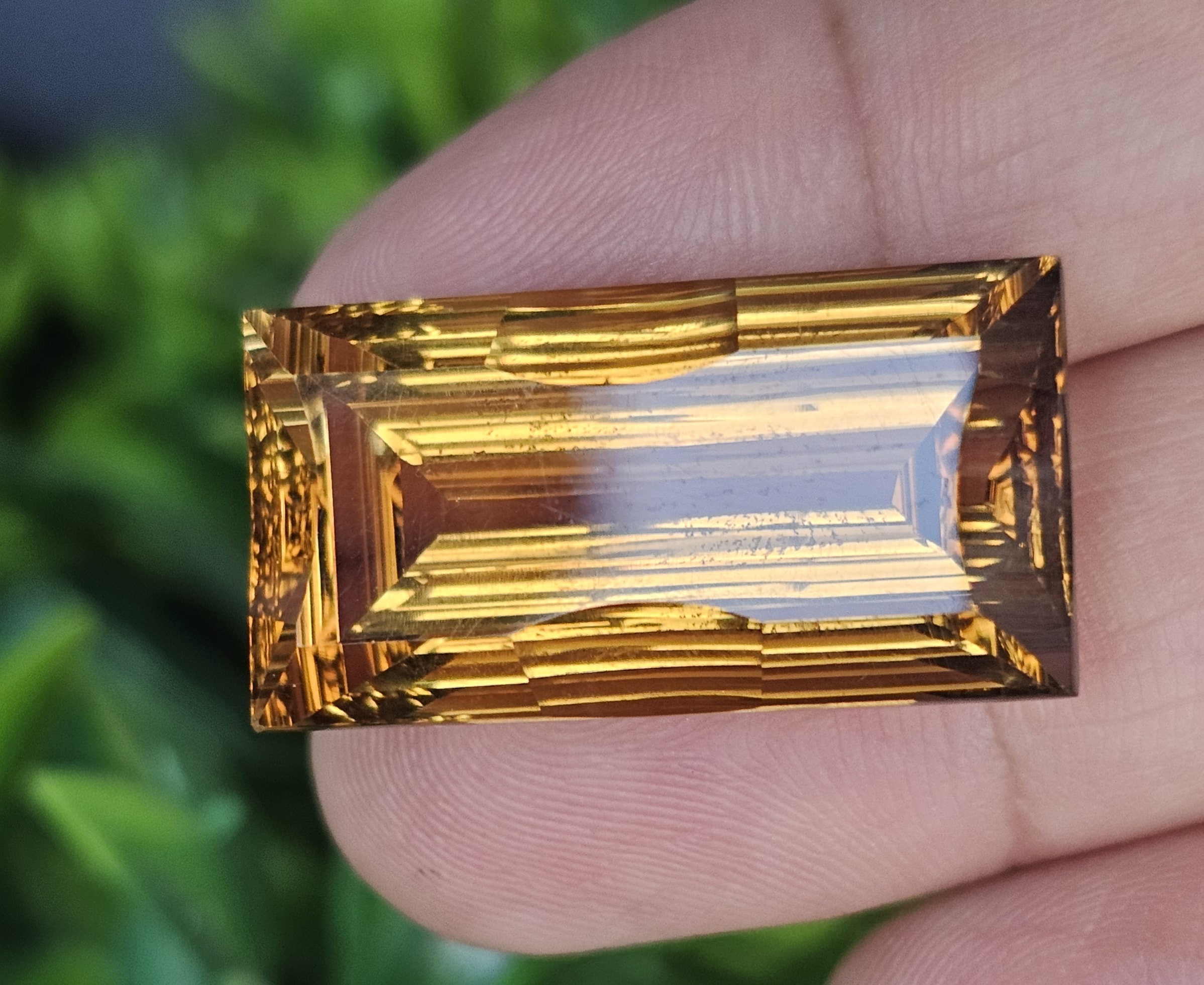 พลอย ซิทริน Citrine 31.25 กะรัต (Cts.) พลอยแท้ อัญมณีมงคลประจําวันเกิด เครื่องประดับพลอย