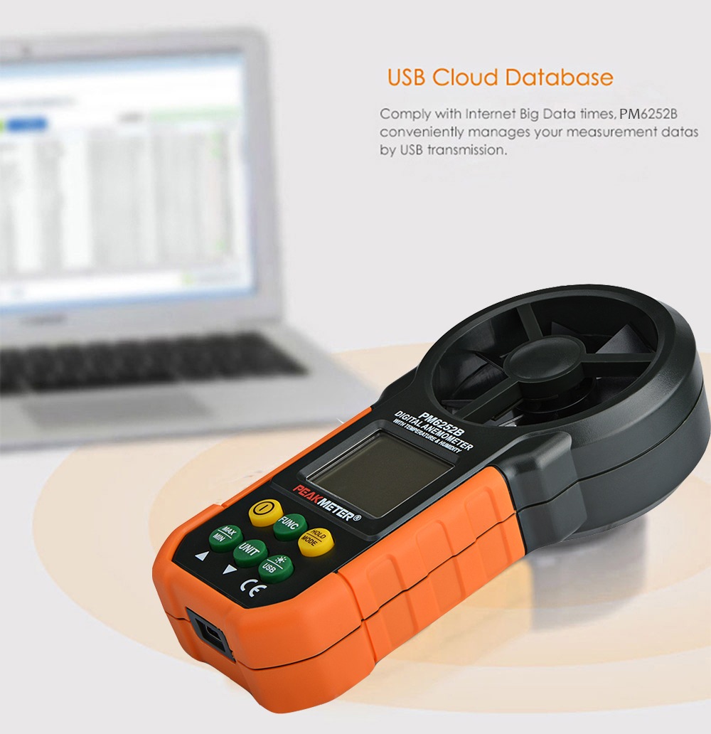 PEAKMETER เครื่องวัดแรงลม PM6252B