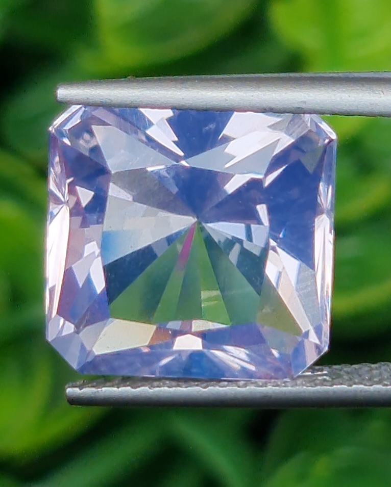 พลอย ลาเวนเดอร์ ควอตซ์ Lavender Quartz 9.355 กะรัต (Cts.) พลอยแท้ อัญมณีมงคลประจําวันเกิด เครื่องประดับพลอย