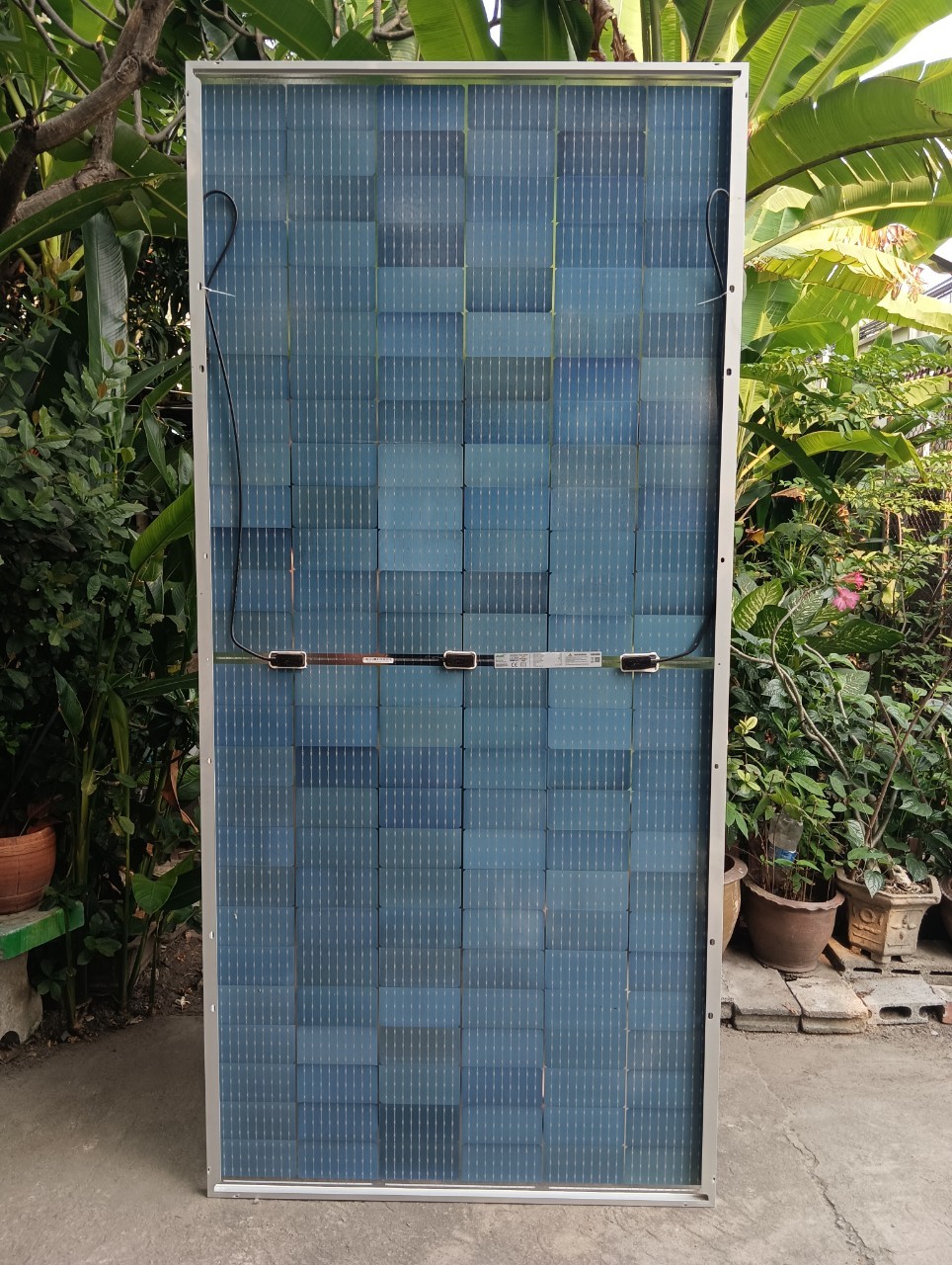 แผงโซล่าเซลล์ 460W Mono Jinko Half 2glass (รับสินค้าหน้าร้านเท่านั้น)