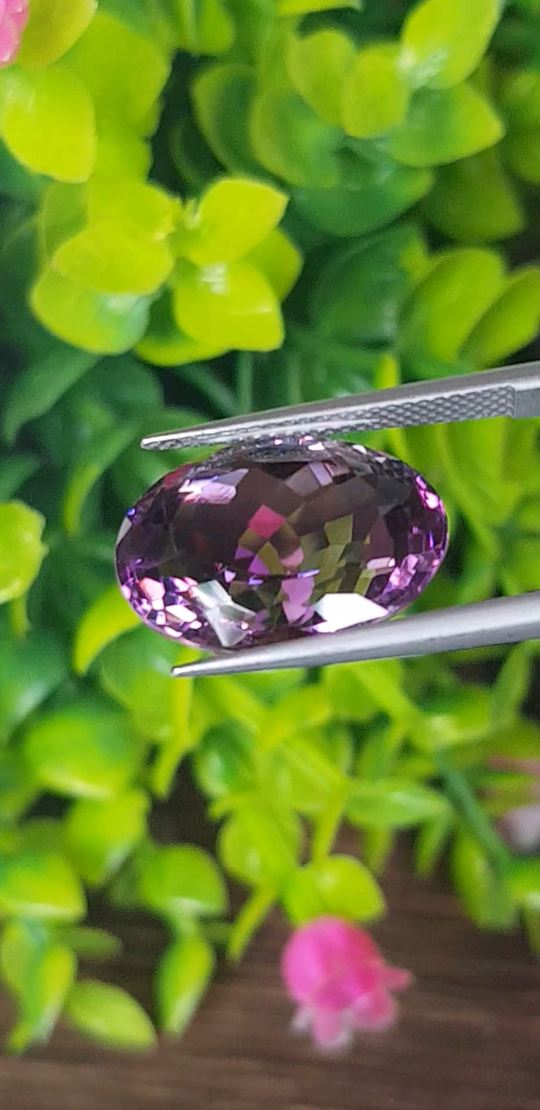 พลอย อเมทิส Amethyst 12.12 กะรัต (Cts.) พลอยแท้ อัญมณีมงคลประจําวันเกิด เครื่องประดับพลอย