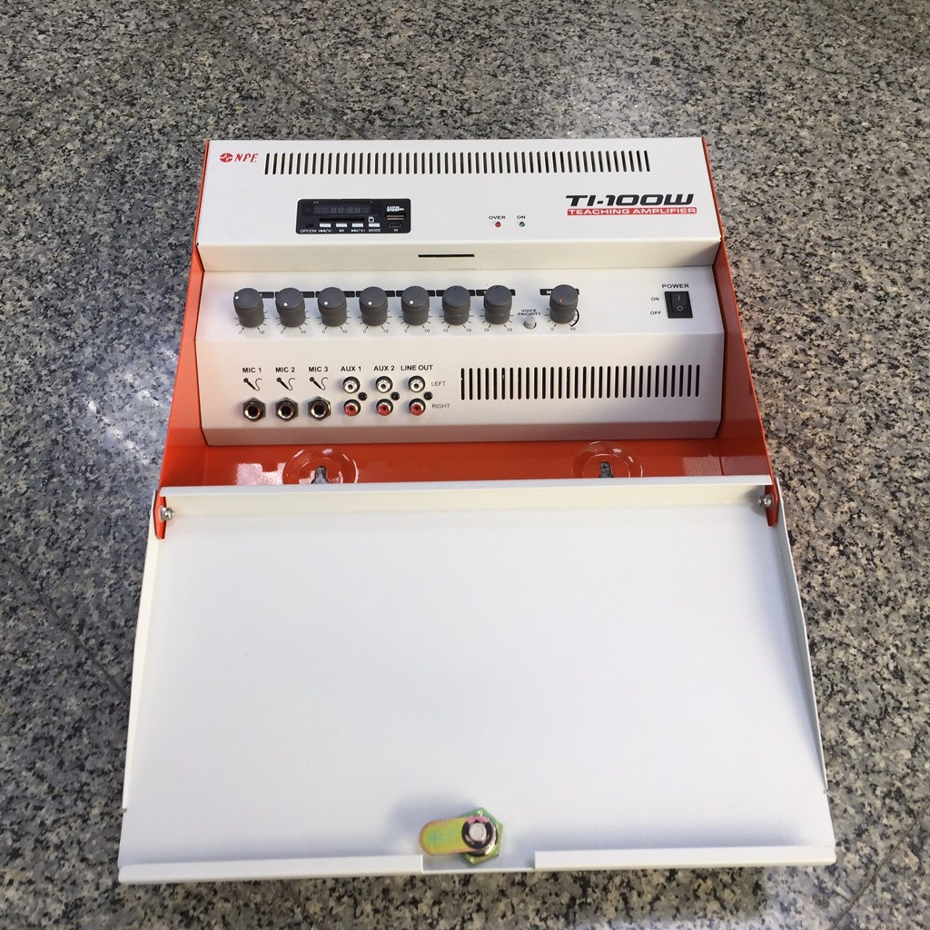 NPE TI-100W TEACHING AMP เครื่องขยายเสียงติดห้องเรียน 100 วัตต์ 8 โอห์ม