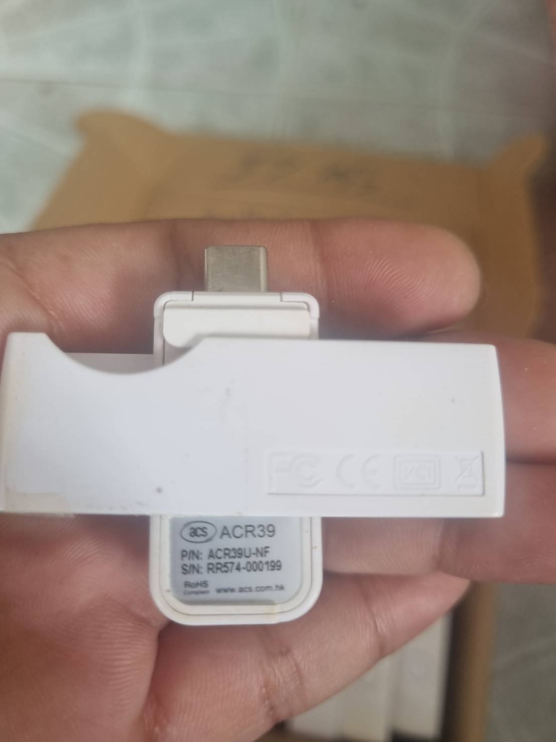 ACR39U-ND เครื่องอ่านบัตรประชาชน Smart Card Reader