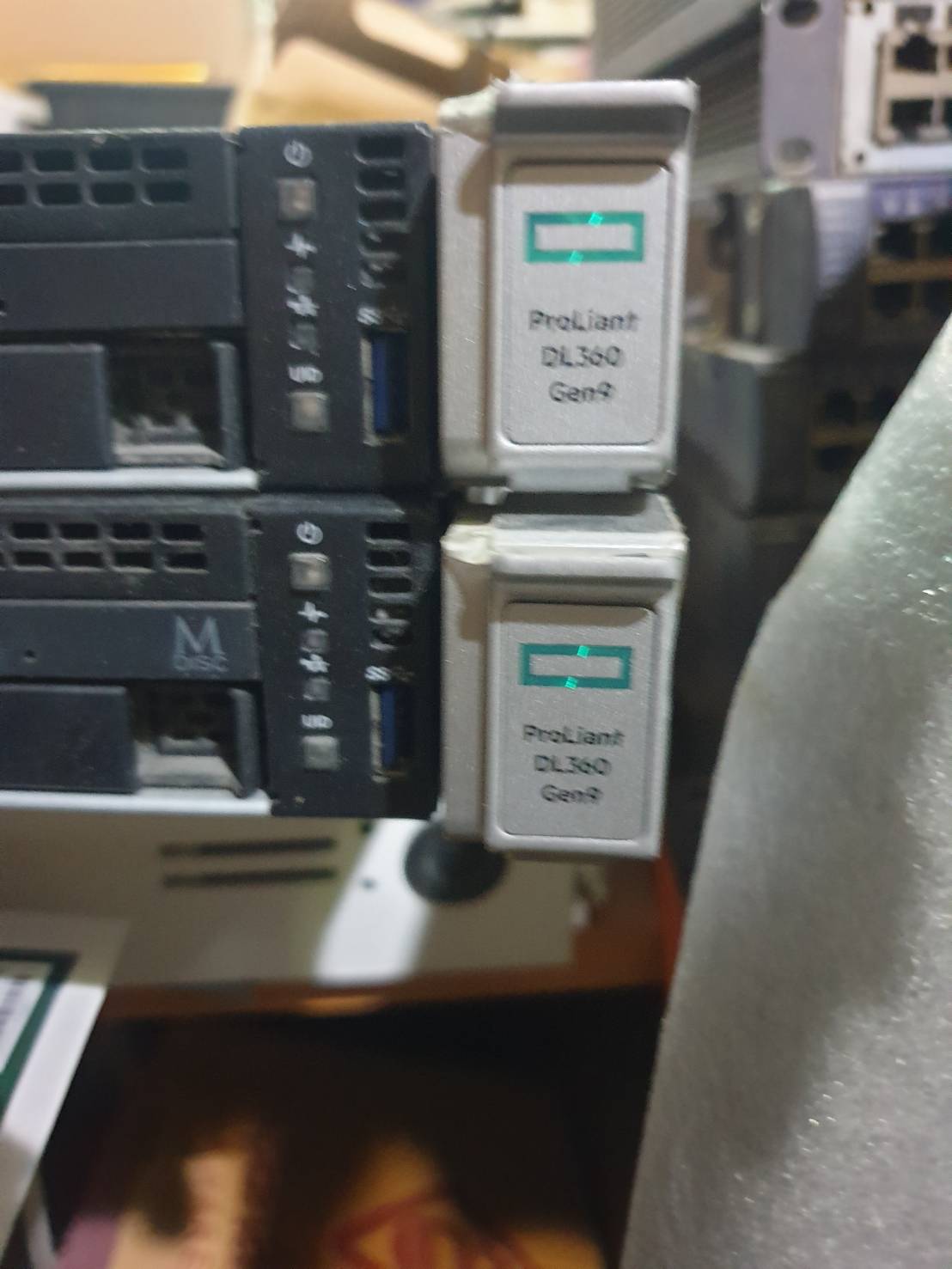 Server HPe Dl 360 G9 Xeon e5-2660v3 x1 ไม่มีแรม ไม่มี HDD power x1 ราง + หน้ากาก