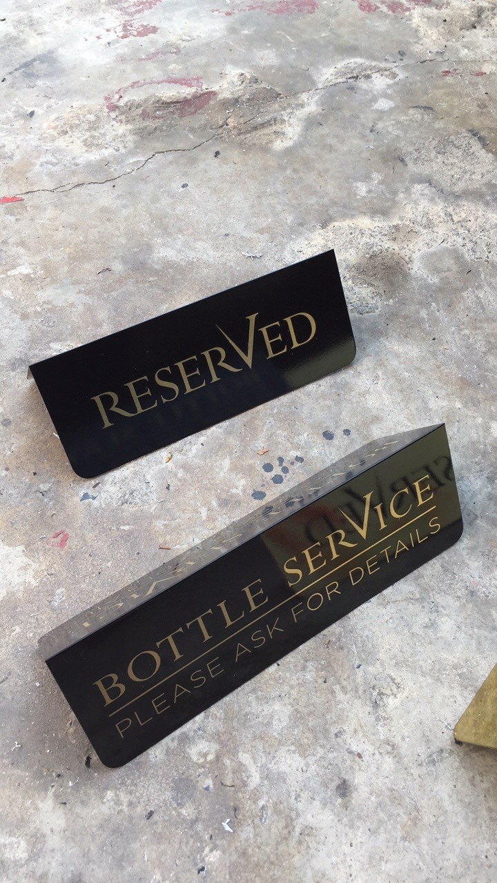 ป้ายสแตนเลสกัดกรด