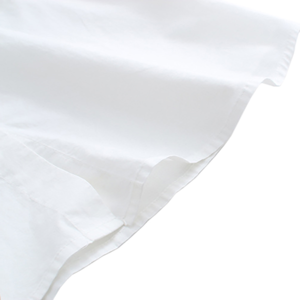 เสื้อเชิ้ตคอจีน แขนยาว แต่งปักลายแมว (12186LM)