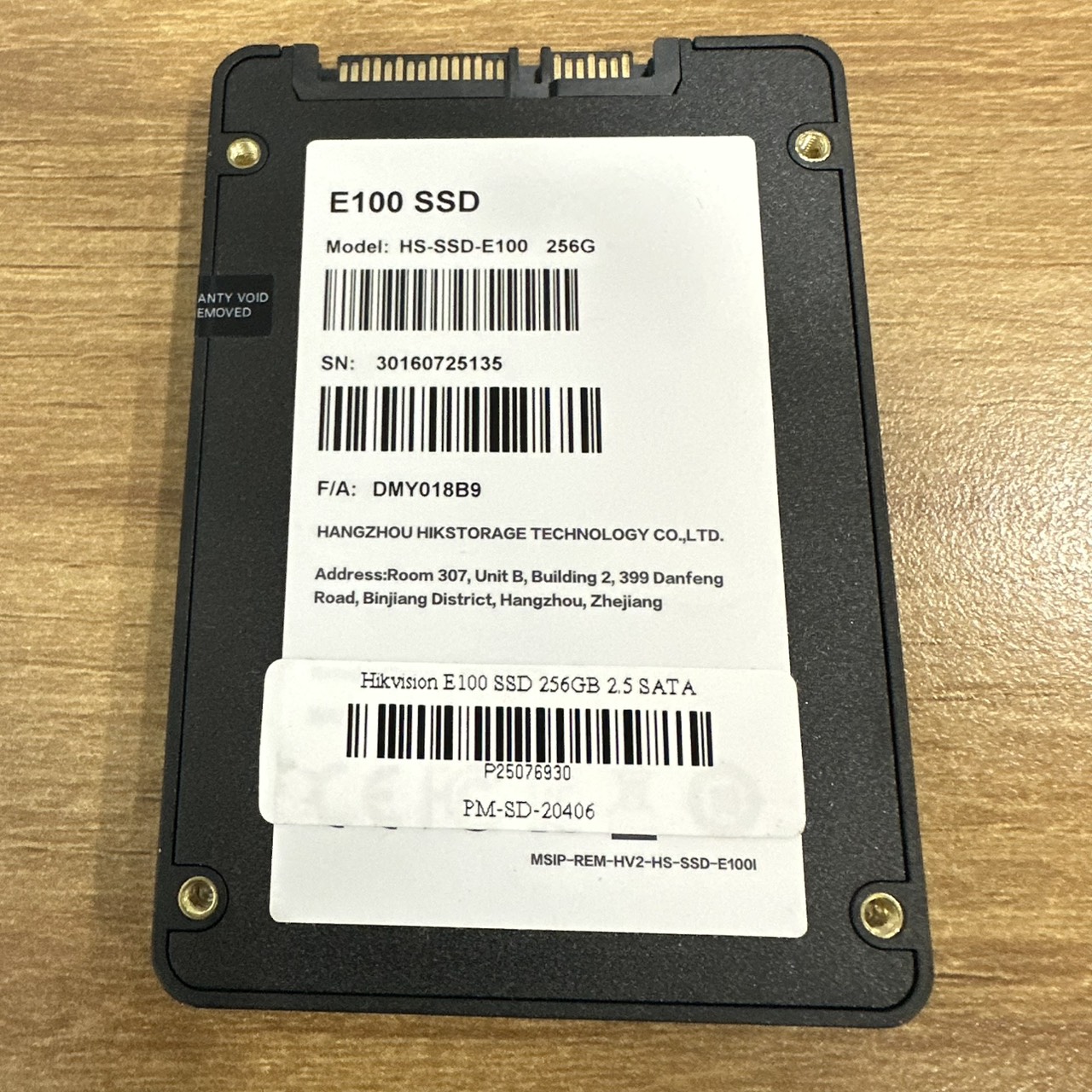 SSD Hikvision E100 256GB 2.5 SATA