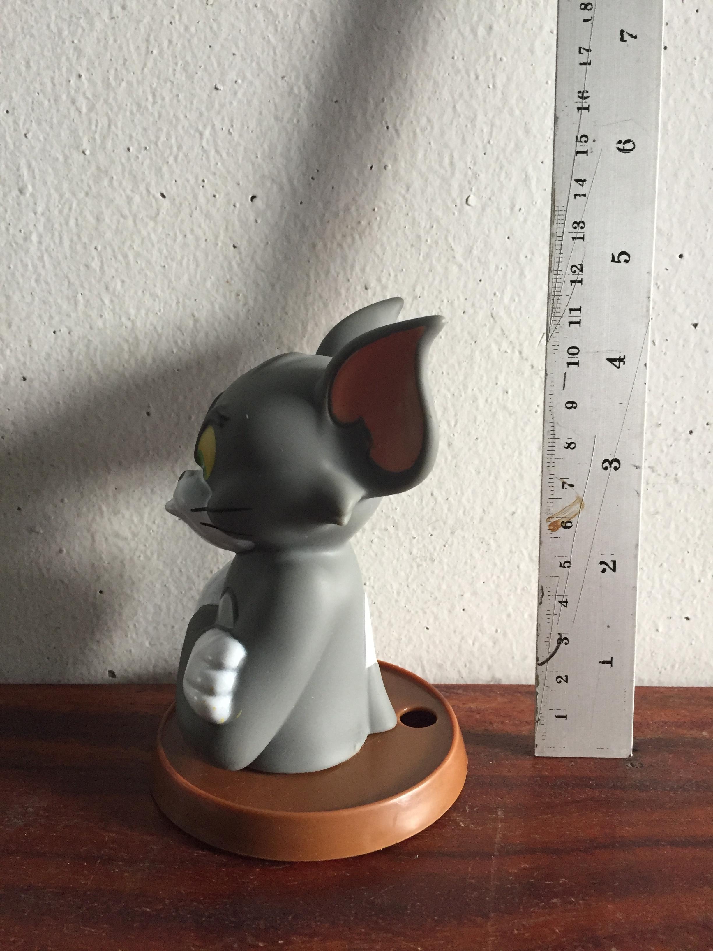 ท็อปเปอร์ แก้วน้ำ EGV บัซครึ่งตัว TOM จากเรื่อง TOM & JERRY งานเก่าเก็บ