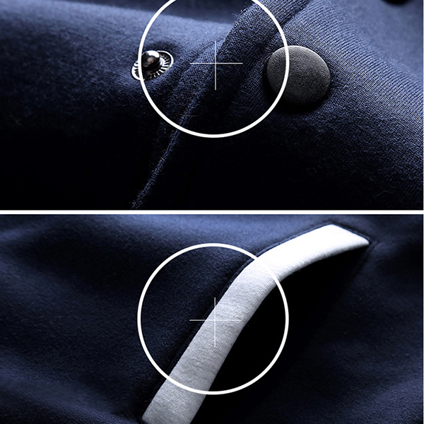 ชุดเสื้อแจ็คเก็ตกันหนาว คู่กางเกงขายาวสไตล์สปอร์ต (11722MM)