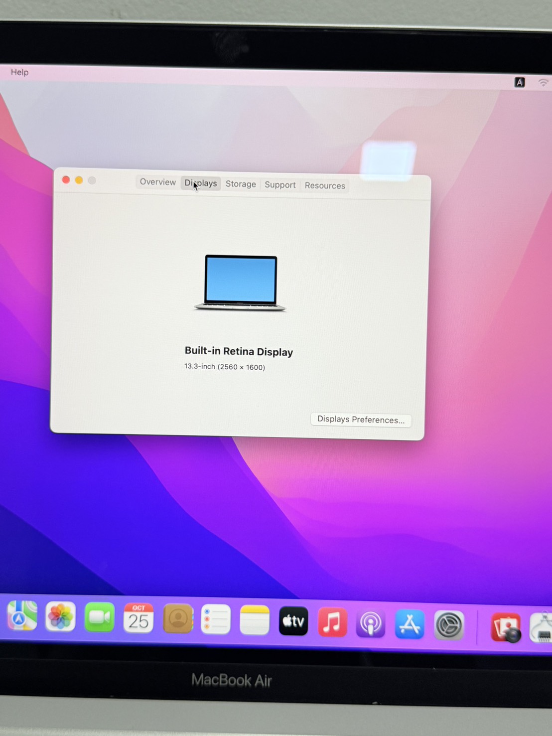 Apple Macbook Air 2020(M1/8GB/256GB)+Adapter จอมีรอยคีย์บอร์ด เครื่องบุบตรงมุมนิดนึง