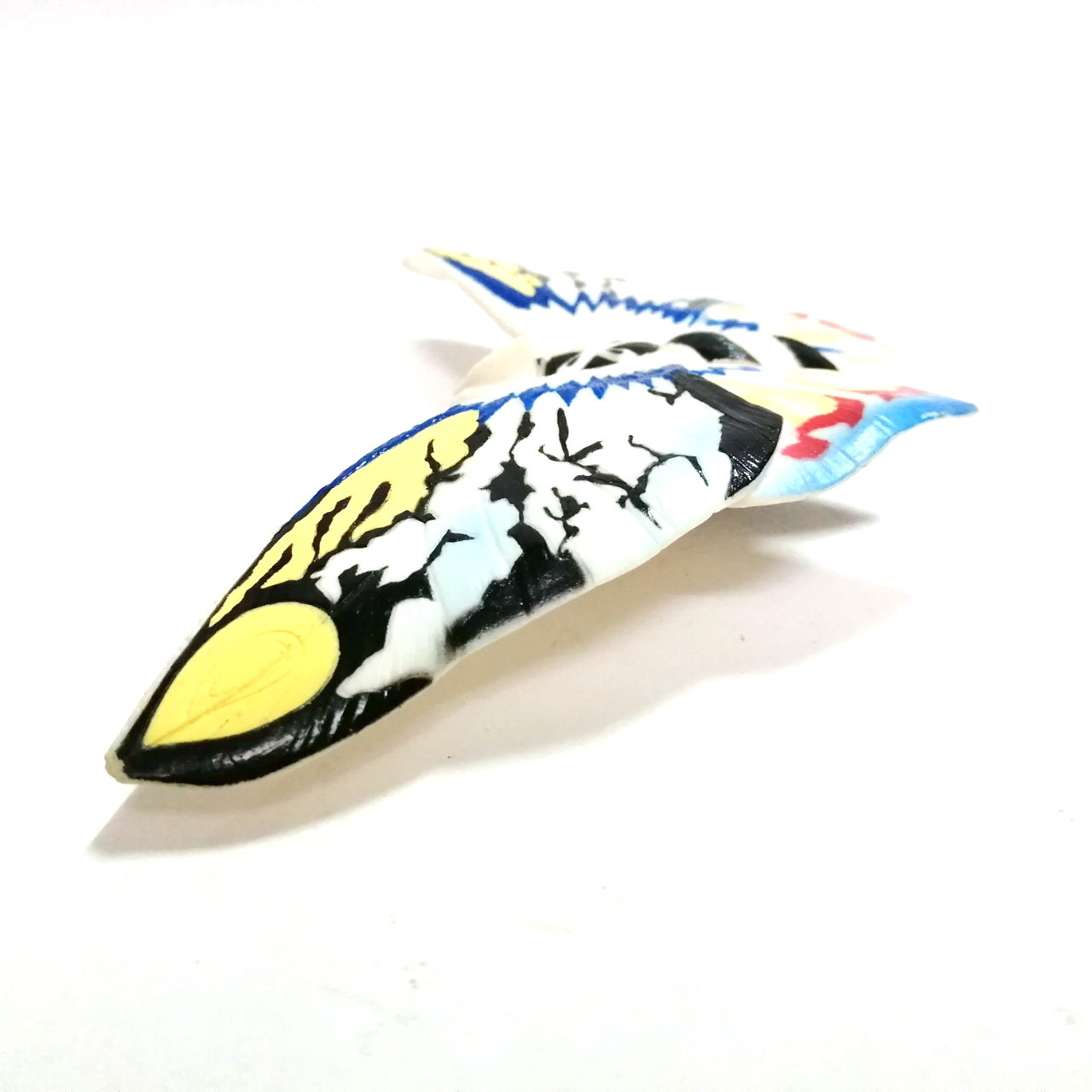 ซอฟ 7 นิ้ว แบทธ่า ศัตรูมอธร่า ปีกกว้าง 7 นิ้ว ตัวยาว4นิ้ว มีปั๊มใต้ท้อง สภาพดี