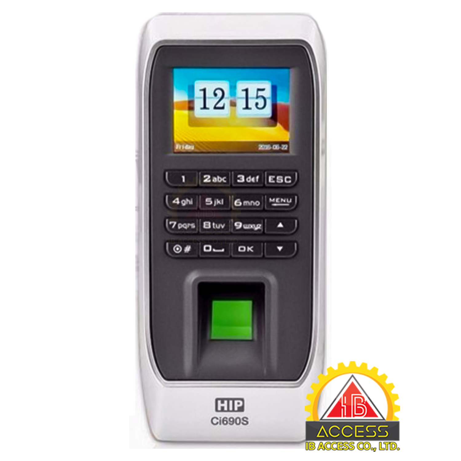เครื่องสแกนลายนิ้ว ยี่ห้อ HIP รุ่น Ci690S (รองรับระบบ Access Control)