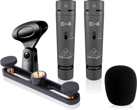 BEHRINGER C-4 ไมค์จ่อเครื่องดนตรี 2 Matched Studio Condenser Mic)