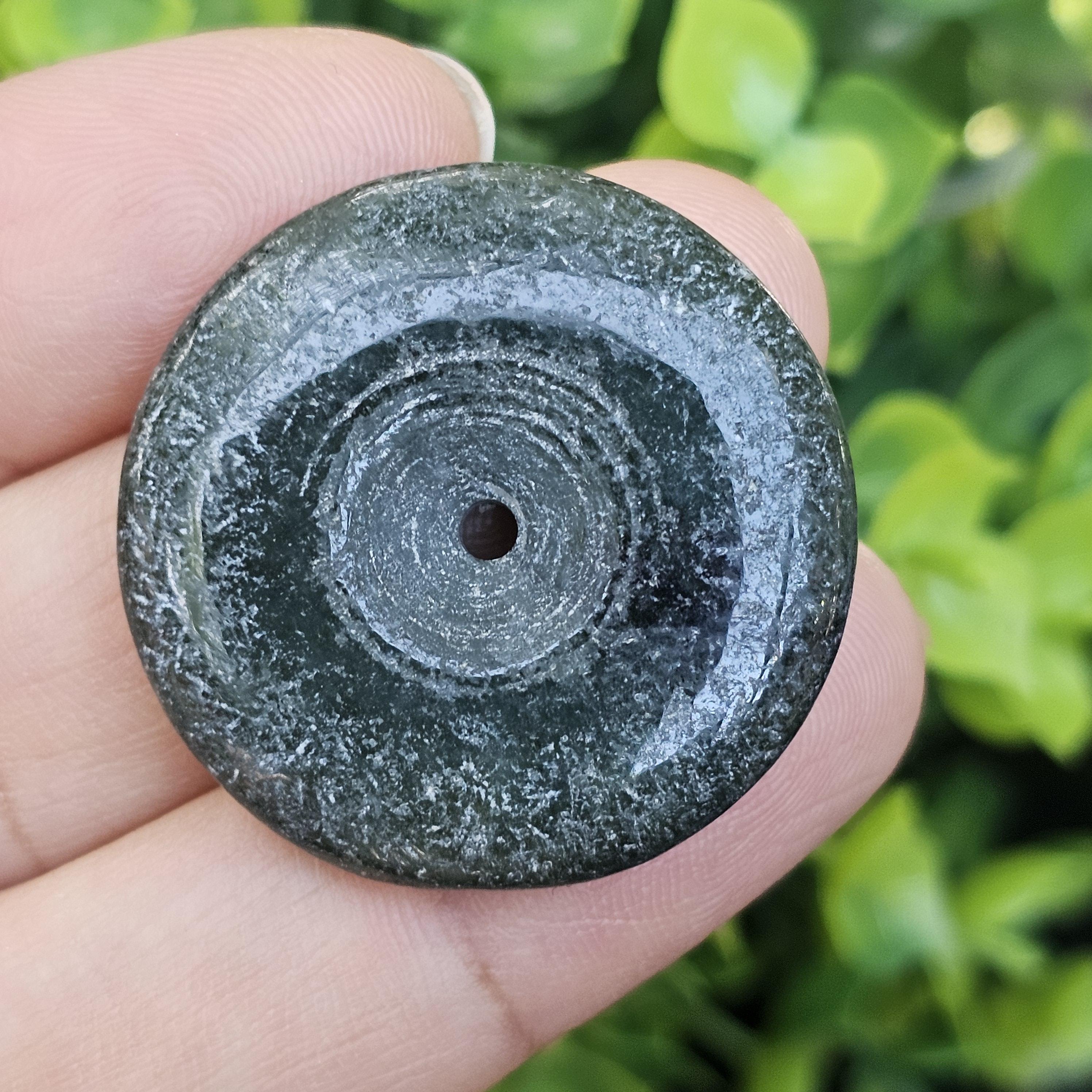 หยก พม่า แท้ Jade จี้โดนัทหยก (Bi-dise jadeite) พม่า (Myanmar) 62.44 กะรัต (Cts.)