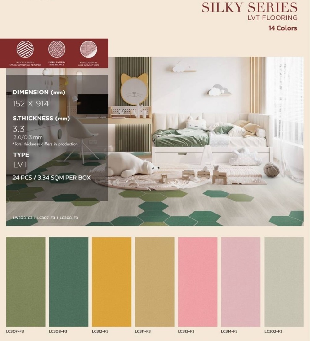 Silky LVT Flooring LC303-F3