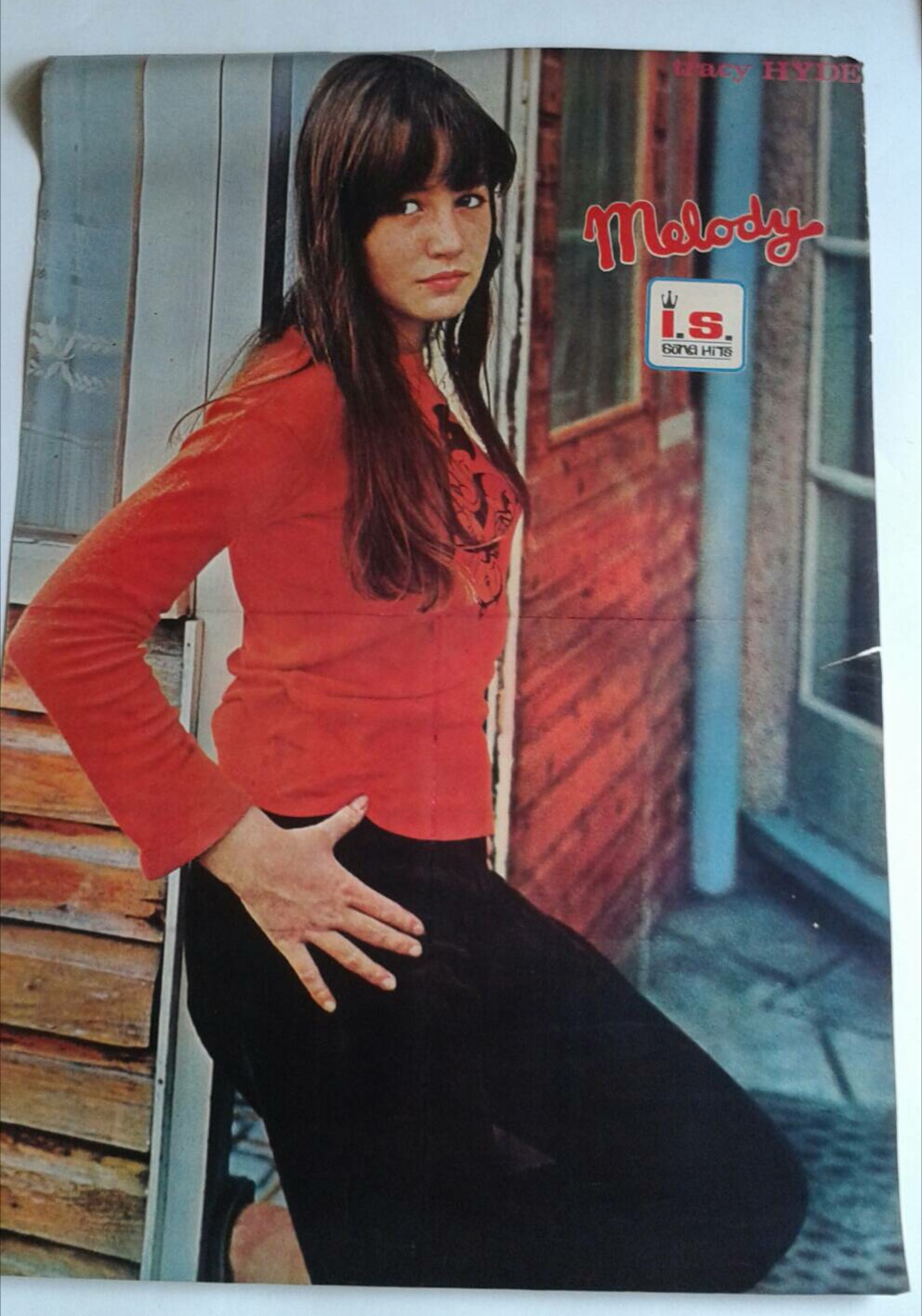 โปสเตอร์เก่า Poster เทรซี่ ไฮด์ Tracy Hyde จากภาพยนต์เรื่อง Melody ปี 1971
