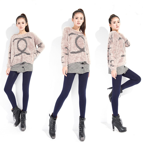 เลกกิ้งกันหนาวรุ่นหนาซับแคชเมียร์หนานุ่ม ใส่ติดลบได้ชัวร์ (11715L)