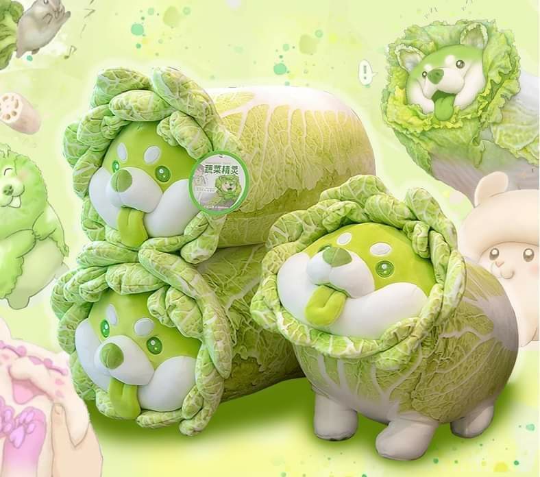 (PRE-ORDER) น้องหมาผักกาดตัวนุ่มมสุดน่ารัก