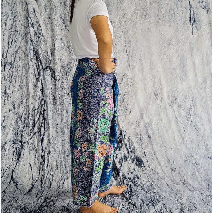 STAMPCOTTON กางเกงขายาว ผ้าปาเต๊ะ กางเกงเล กางเกงใส่สบาย