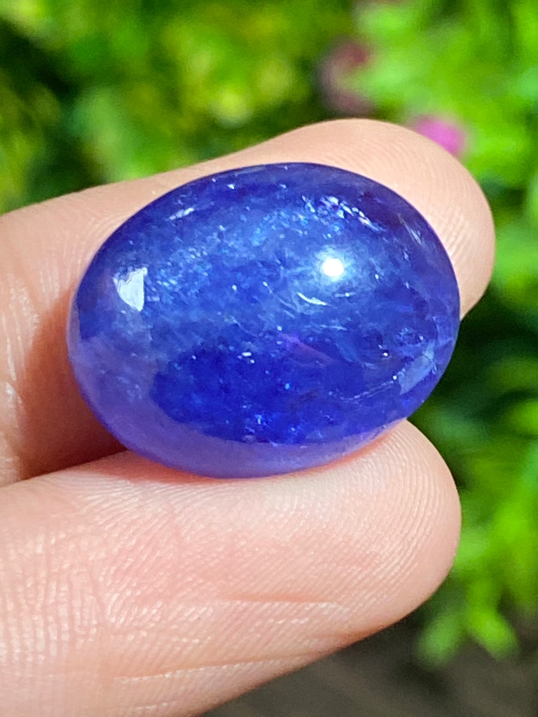 พลอย แทนซาไนท์ Tanzanite 25.16 กะรัต (Cts.) พลอยแท้ อัญมณีมงคลประจําวันเกิด เครื่องประดับพลอย