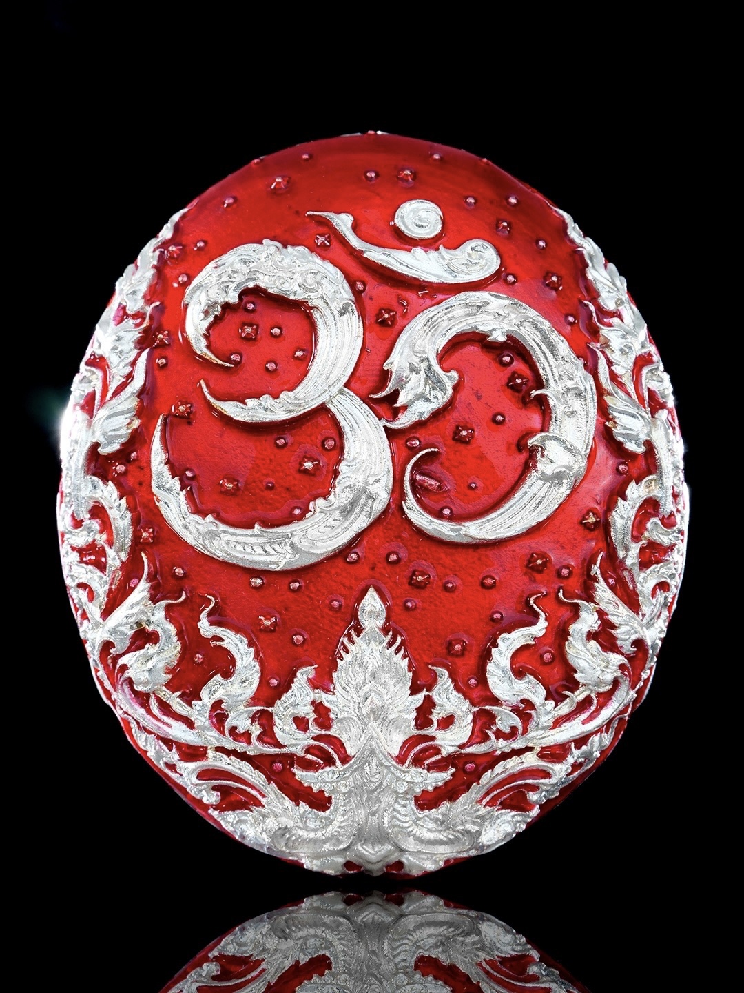 เหรียญพระพิฆเนศสุริยะเทพ สุริยาบินายัค Surya Binayak รายการพิเศษศูนย์จอง เนื้อบรอนซ์ชุบเงินลงยา องค์ชุบรุ้ง