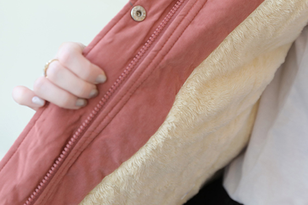 PREMIUM เสื้อโค้ทกันหนาวบุขนใส่ติดลบลุยหิมะได้ ฮูดแต่งเฟอร์ใหญ่ (12245X)