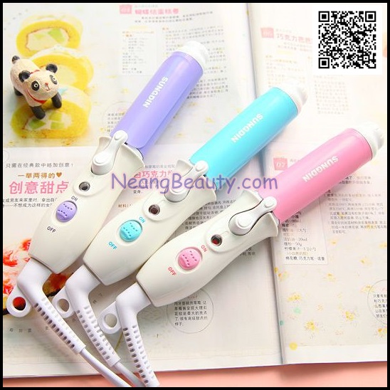 เครื่องม้วนผมไฟฟ้า เครื่องม้วนผม ที่ม้วนผมมินิ ขนาดพกพา Mini Hair Curler XD-168 (Cerem Styler)**