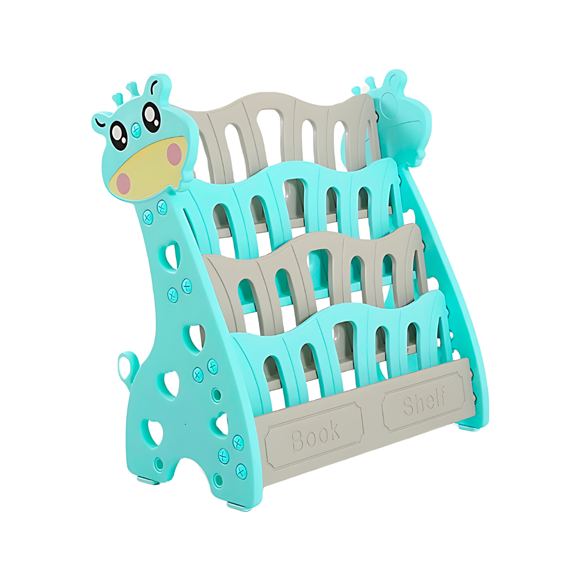 ชั้นวางหนังสือ ชั้นวางหนังสือยีราฟ (ชั้นวางพลาสติก) Bookshelf Giraffe Bookshelf