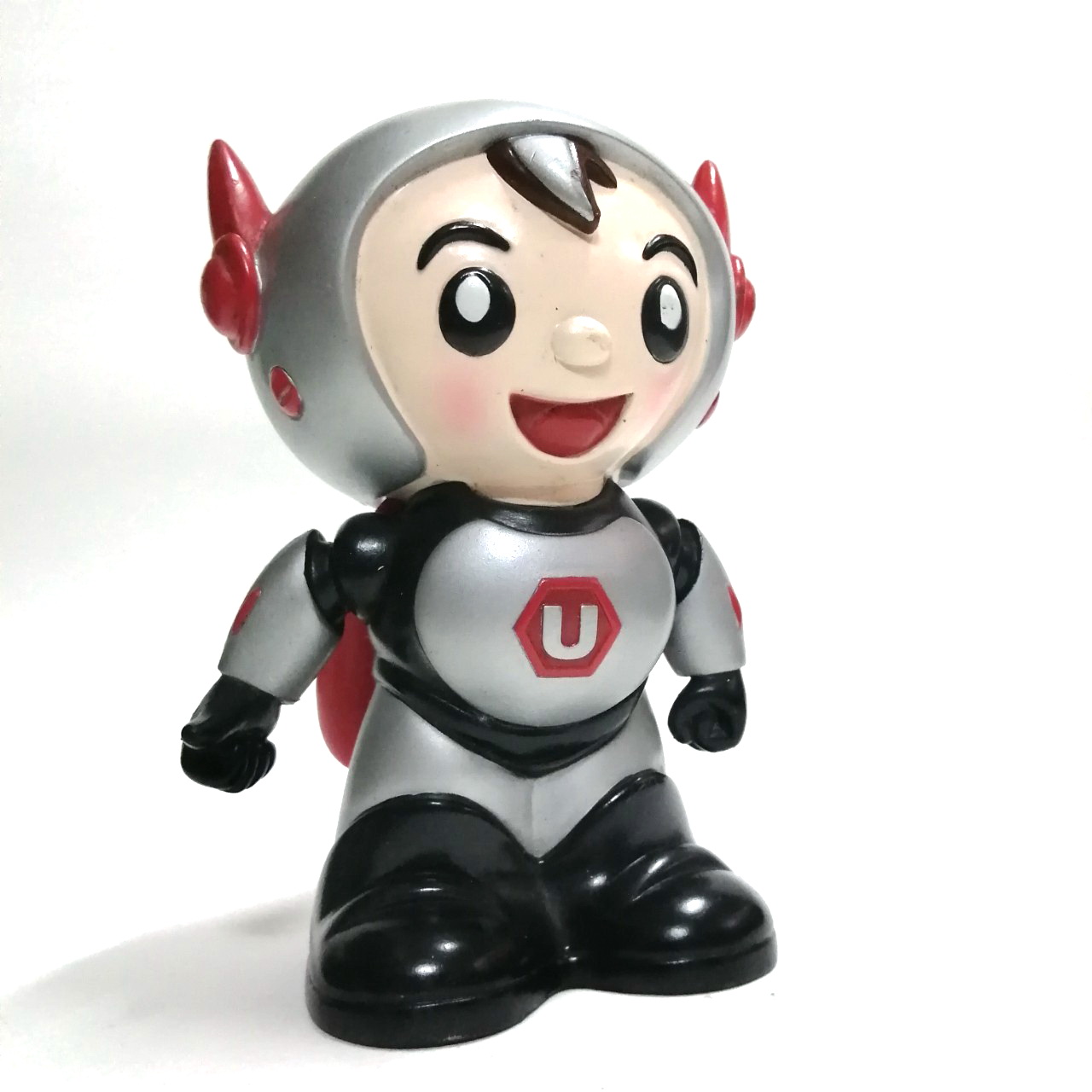 ซอฟแข็งกระปุกออมสิน ยูไนเต็ด มอเตอร์ มาสคอส **มีตำหนิตามภาพ ไม่มีฝาจุกกระปุกออมสินปิดข้างใต้ ขนาดตามรูป หายากไม่พบบ่อย