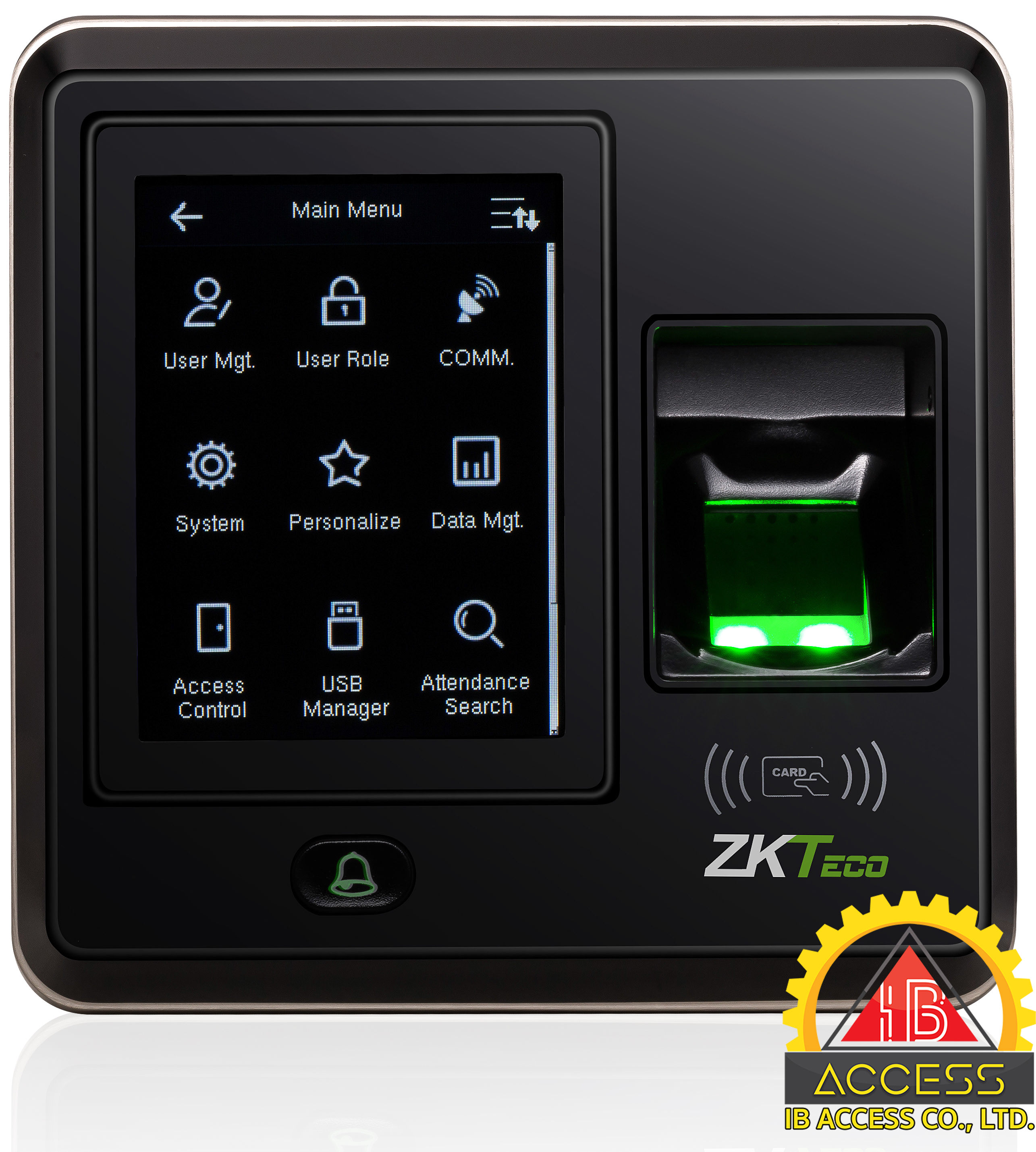 เครื่องสแกนลายนิ้วมือ ยี่ห้อ ZKTeco รุ่น SF300 รองรับระบบ Access Control