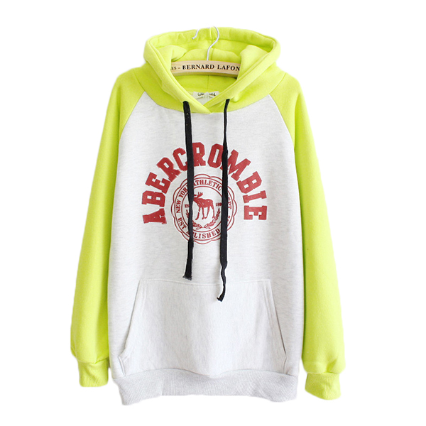 เสื้อสเวตเตอร์กันหนาว มีฮู้ด สกรีนลาย ABERCROMBIE (12328H)